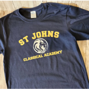 SJCA Spirit Shirt- Curved St. Johns