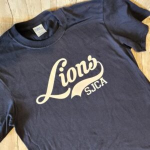 SJCA Lions (script) Spirit Shirt