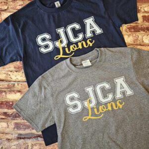 SJCA Cursive Lions