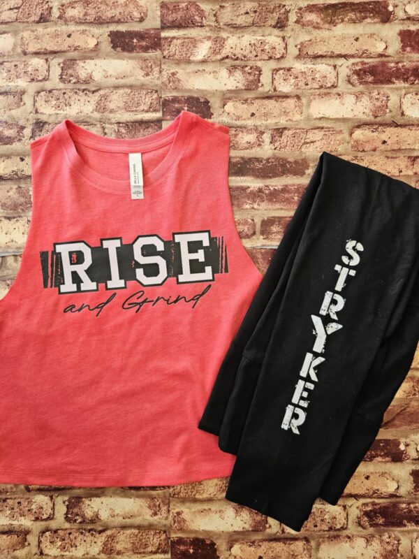 Rise and Grind Crop Tank - Image 2