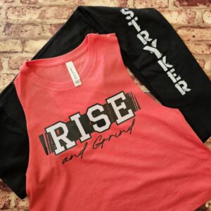 Rise and Grind Crop Tank