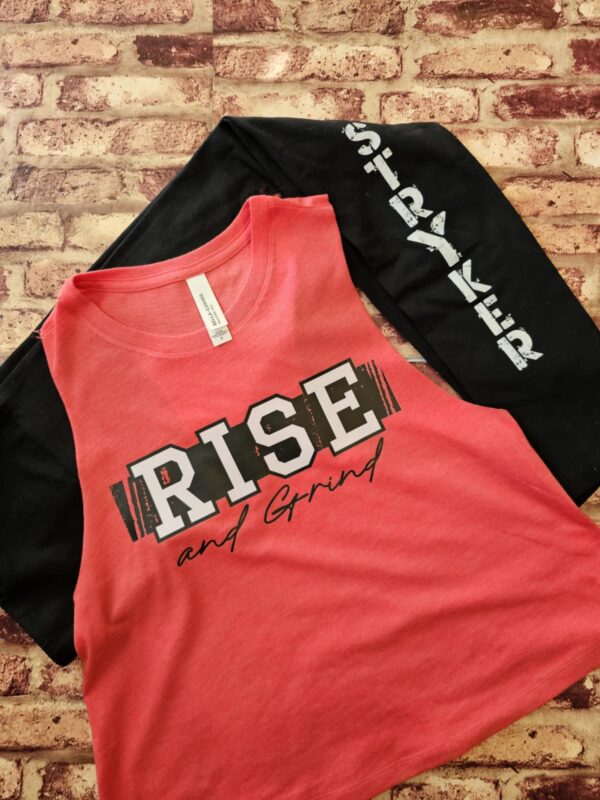 Rise and Grind Crop Tank