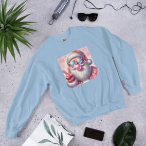 Santa Pink Bubble Sweatshirt