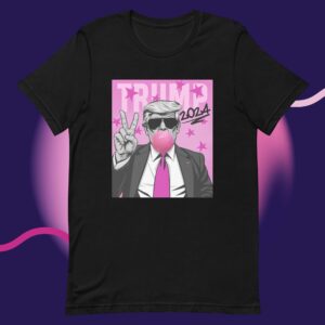 Trump - Pink Bubble Shirt