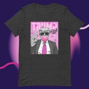 Trump – Pink Bubble Shirt