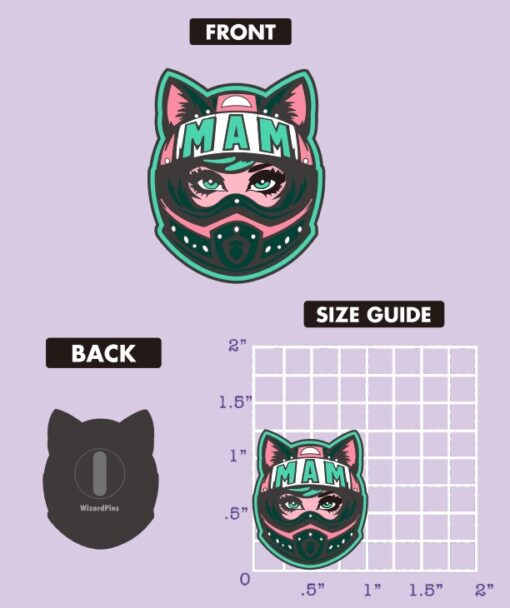 MAM Motorcycle Club Hard Enamel Pin – 1.5” Premium Lapel Pin
