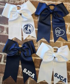 8" Large Ponytail Cheer Style Bows